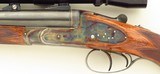 Charles Lancaster (London) double rifle in .280 Flanged Nitro Express, ejectors, express, optic, 15.1 LOP, layaway - 6 of 14
