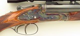 Charles Lancaster (London) double rifle in .280 Flanged Nitro Express, ejectors, express, optic, 15.1 LOP, layaway - 5 of 14