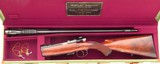Westley Richards takedown .318 Accelerated Express, 1920, folding hood, moon, five-leaf, engraved, jeweled, cased, layaway - 15 of 15