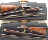 Piotti King pair 12 and 20, extra barrels, Granetti, English walnut, 14.6 LOP, cases (4), high condition, layaway