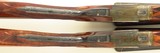 R.G. Owen 12 gauge SLE pair, 1929, outstanding engraving, 30-inch, 2.75, 14.6 LOP, 7.2 pounds, IC/M & M/F, cased, layaway - 9 of 15