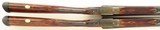 R.G. Owen 12 gauge SLE pair, 1929, outstanding engraving, 30-inch, 2.75, 14.6 LOP, 7.2 pounds, IC/M & M/F, cased, layaway - 5 of 15