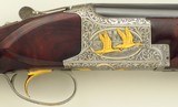 Browning Superposed American Pintail 12, Belgium, 1981 limited edition, signed 2x (Pirotte, Bodson), gold relief, Teague tubes, cased, layaway - 6 of 15