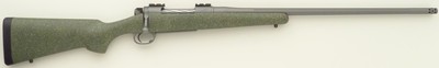 Legendary Arms Works Model 704 7mm Remington Magnum, fluted, brake, Timney, pillar bedding, seven pounds, 99 percent, layaway