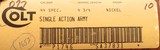 Colt Single Action Army .44 Special, 1980, 4.75-inch, nickel, box, unfired, layaway - 11 of 11