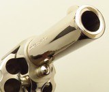 Colt Single Action Army Sheriffs Model .44 Special with serialed .44-40 cylinder, 1980, nickel, three-inch, box, display case, unfired, layaway - 5 of 10