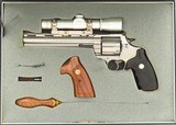 Colt Anaconda Hunter .44 Magnum, Custom Shop, 1991, eight-inch, Leupold, Americase, original outer box, accessories, 98%, layaway - 10 of 12