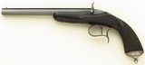 Gastinne Renette .22 BB parlor pistol, ebony stock, octagon, Flobert action, cased, engraved, high condition, layaway - 3 of 12