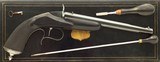 Gastinne Renette .22 BB parlor pistol, ebony stock, octagon, Flobert action, cased, engraved, high condition, layaway