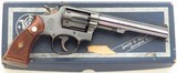 Smith & Wesson 17-2, 1965, 6-inch, great trigger, seldom fired, box, 98 percent