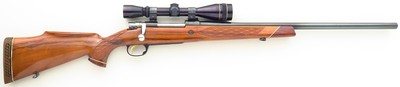 Parker Hale .22-250, FN Mauser 98, heavy barrel, Leupold 4-12x, great bore