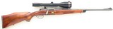 Jaeger custom Mannlicher Schoenauer (Steyr) MCA .243, engraved, quick release, great bore, over 90 percent, layaway