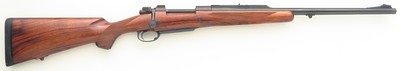 Custom Mauser .416 Rigby Magnum, express, 4+1, quarter rib, Canjar, pop-up front blade, 15.5-inch LOP, 95%, layaway