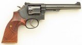 Smith & Wesson Model 48-4 .22 Magnum, 1981, six-inch pinned, recessed, leather, 95 percent - 2 of 8