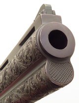 Custom Colt Python .357 Magnum, 1964, Ogawa engraving, rust blue, six-inch, 98 percent, layaway - 5 of 10