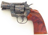 Custom Colt Python .357 Magnum, 1968, 2.5-inch, engraved, color case, outstanding condition, layaway - 2 of 8