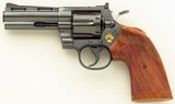 Colt Python .357 Magnum, 1968, four inch, light engraving, Herrett, 98%, layaway - 2 of 9
