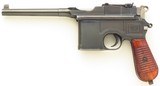 Mauser Broomhandle C.96 7.63, pre-war commercial, 5.5-inch, elevator, pristine bore, 95%, layaway - 2 of 10
