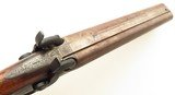 Maybury (Birmingham) percussion howdah pistol, .665-inch bore diameter, 8.5-inch Damascus barrels, layaway - 3 of 8