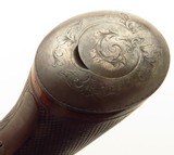 Maybury (Birmingham) percussion howdah pistol, .665-inch bore diameter, 8.5-inch Damascus barrels, layaway - 7 of 8