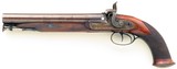 Wilkinson (London) .70 caliber percussion howdah, 8.5-inch Damascus barrels, safeties, layaway - 2 of 9