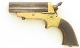Sharps four-barrel .30 caliber, 21095, brass frame, proper mechanical operation, solid grips - 2 of 7