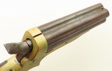 Sharps four-barrel .30 caliber, 21095, brass frame, proper mechanical operation, solid grips - 3 of 7