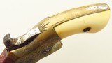 Merrimack Arms Southerner .41 Rimfire Derringer, 2219, 2.5-inch octagon, ivory, engraved - 6 of 6