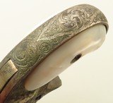 Remington .41 Rimfire Derringer, engraving, mother-of-pearl, plating, layaway - 6 of 6