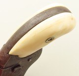 Hopkins & Allen .22 caliber derringer, serial 256, folding trigger, ivory, engraving, layaway - 5 of 5