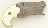 Hopkins & Allen .22 caliber derringer, serial 256, folding trigger, ivory, engraving, layaway
