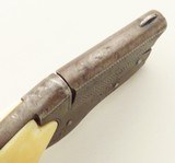 Hopkins & Allen .22 caliber derringer, serial 256, folding trigger, ivory, engraving, layaway - 3 of 5