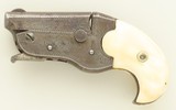 Hopkins & Allen .22 caliber derringer, serial 256, folding trigger, ivory, engraving, layaway - 2 of 5