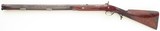 Lang percussion rifle, serial 189, game scene engraving, cased, Damascus, .524-inch land diameter, folding leafs, circa 1845, great bore, layaway - 3 of 15