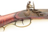 Pennsylvania .47 caliber flintlock smoothbore long rifle, Philadelphia, 40.5-inch barrel, strong bore, layaway - 4 of 14