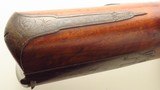 Joseph Simmons (Birmingham) .67 caliber flintlock heavy sporting rifle, circa 1812, 30-inch, 1.3-inch diameter, engraved, layaway - 11 of 15
