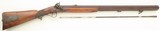Joseph Simmons (Birmingham) .67 caliber flintlock heavy sporting rifle, circa 1812, 30-inch, 1.3-inch diameter, engraved, layaway