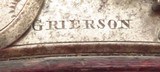 Charles Grierson (London) cannon-barreled flintlock blunderbuss, brass, spring-loaded bayonet, strong condition, layaway - 13 of 15