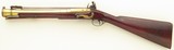 Charles Grierson (London) cannon-barreled flintlock blunderbuss, brass, spring-loaded bayonet, strong condition, layaway - 2 of 15