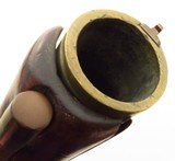 Henry Nock flintlock blunderbuss, spring-loaded bayonet, brass barrel, circa 1780, layaway - 13 of 15