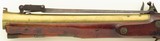 Henry Nock flintlock blunderbuss, spring-loaded bayonet, brass barrel, circa 1780, layaway - 9 of 15