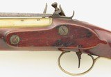 Henry Nock flintlock blunderbuss, spring-loaded bayonet, brass barrel, circa 1780, layaway - 7 of 15