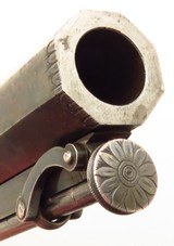 Field & Langstroh pair percussion belt pistols, Damascus .530-inch bore diameters, layaway - 5 of 10