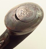 Field & Langstroh pair percussion belt pistols, Damascus .530-inch bore diameters, layaway - 7 of 10