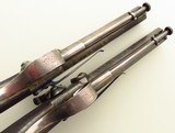 Field & Langstroh pair percussion belt pistols, Damascus .530-inch bore diameters, layaway - 4 of 10