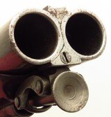 Double set of Lang (London) percussion pistols, two .540 carriage and two .455 turn-barrels, cased with accessories, layaway - 8 of 15