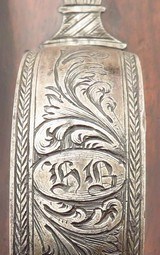 Pair Sturman (London) .60 caliber dueling pistols, engraved, cased, layaway - 8 of 12