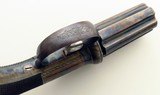 Engraved & cased .33 caliber pepperbox, Higham case, proper mechanics, layaway - 4 of 9