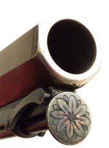 Bond (London) pair .65 caliber percussion belt pistols, octagon, engraved, cased, layaway - 9 of 15