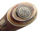 Bond (London) pair .65 caliber percussion belt pistols, octagon, engraved, cased, layaway - 11 of 15